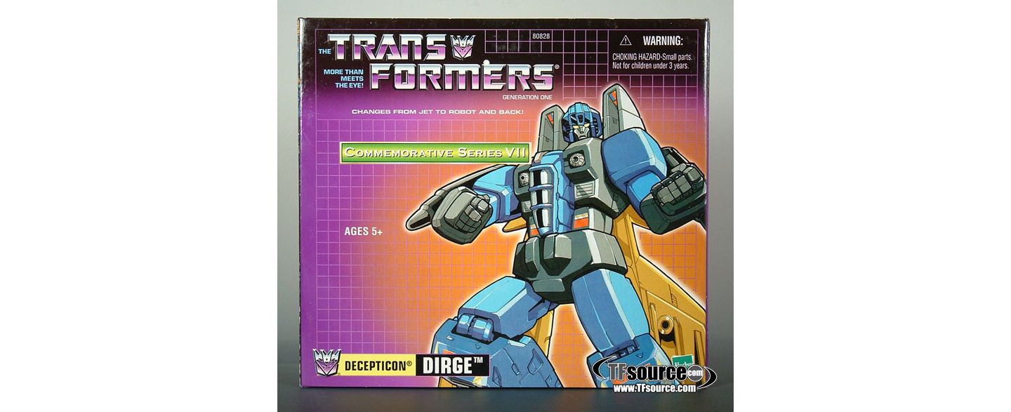 Детские фигурки Transformers G1 Dirge The Transformers Generation One Commemorative Series — фото 2