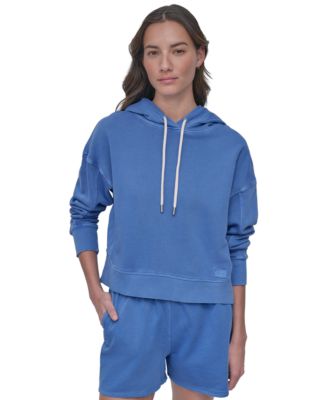 DKNY - Women's Cotton Embroidered Logo Pullover Hoodie
