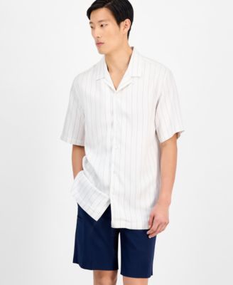 Men's Stripe Shirt, Exclusively at Macy's