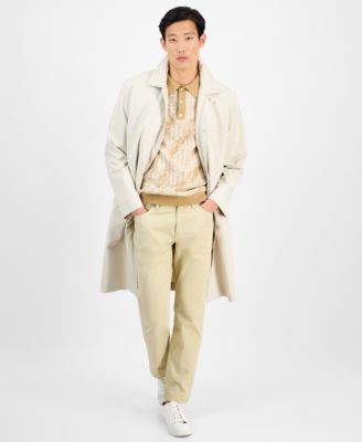 Alfani Mens Sand-Pattern Sweater Polo Shirt Exclusively at Macys 9190₽