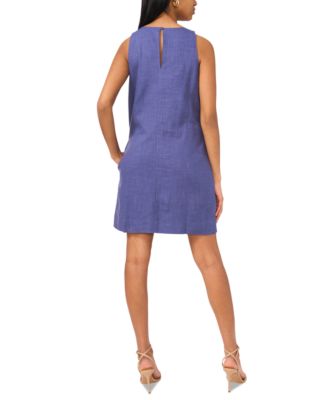 Женское мини-платье-сорочка без рукавов от MSK