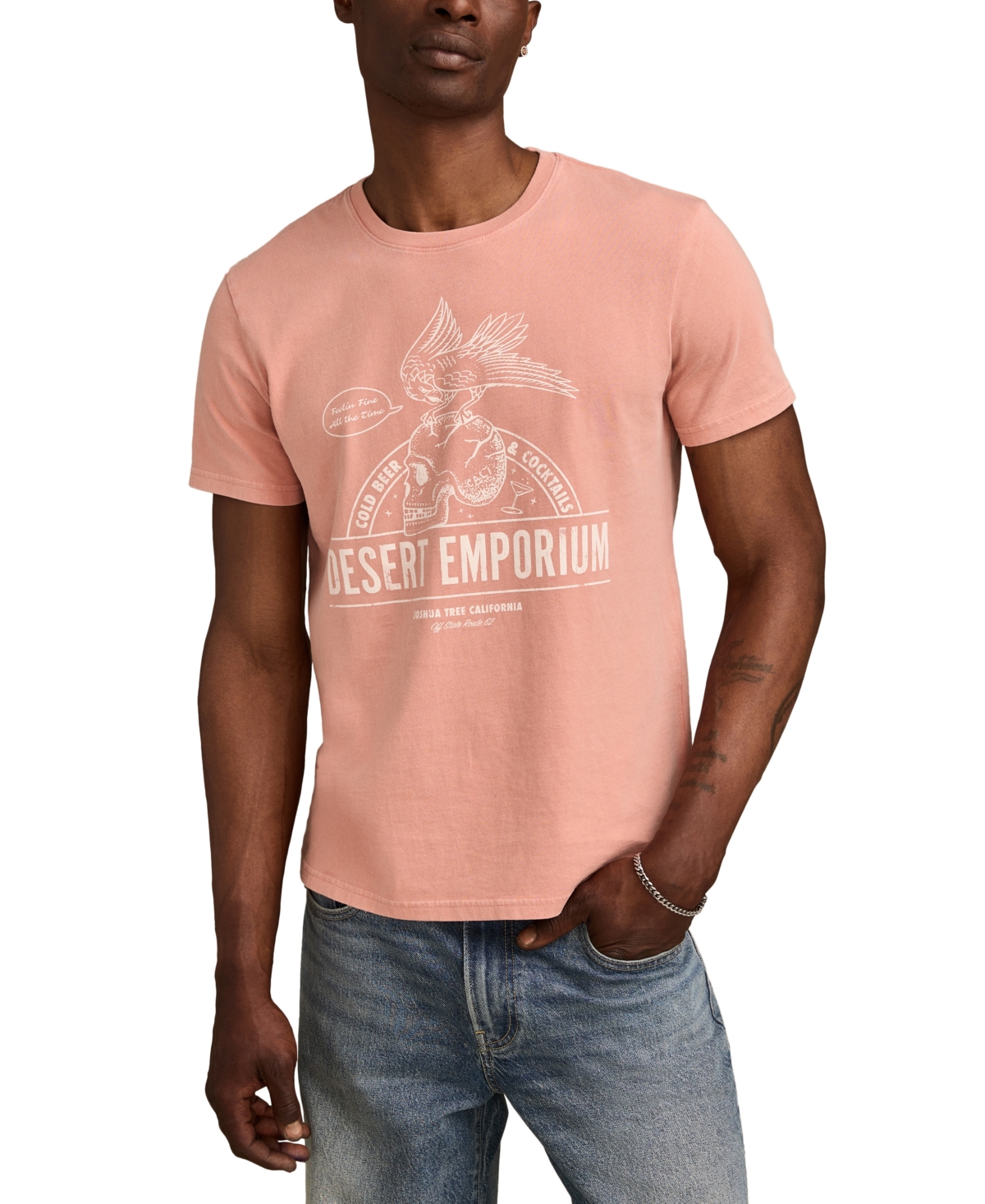 Men's Desert Emporium Short Sleeve Crewneck Graphic T-Shirt - Rosette