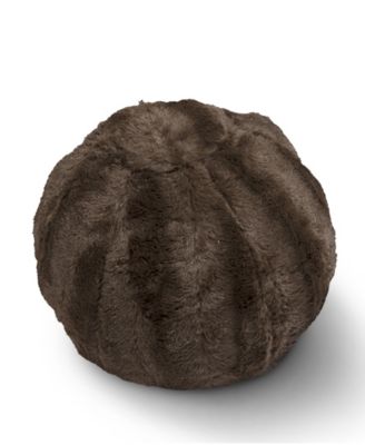 Ultra Soft Ball Decorative Pillow, 10" x 10"