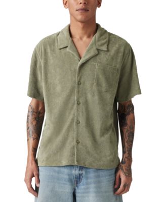 Мужская махровая рубашка Levi's® Portola с коротким рукавом и пуговицами спереди