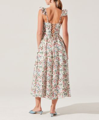 Женское платье миди без рукавов с цветочным принтом Wedelia от бренда ASTR the Label