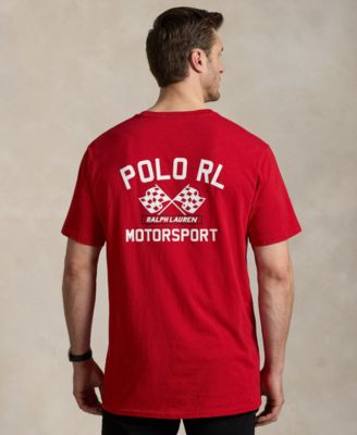 Мужская футболка Polo Ralph Lauren из джерси Big & Tall Slub с графическим принтом