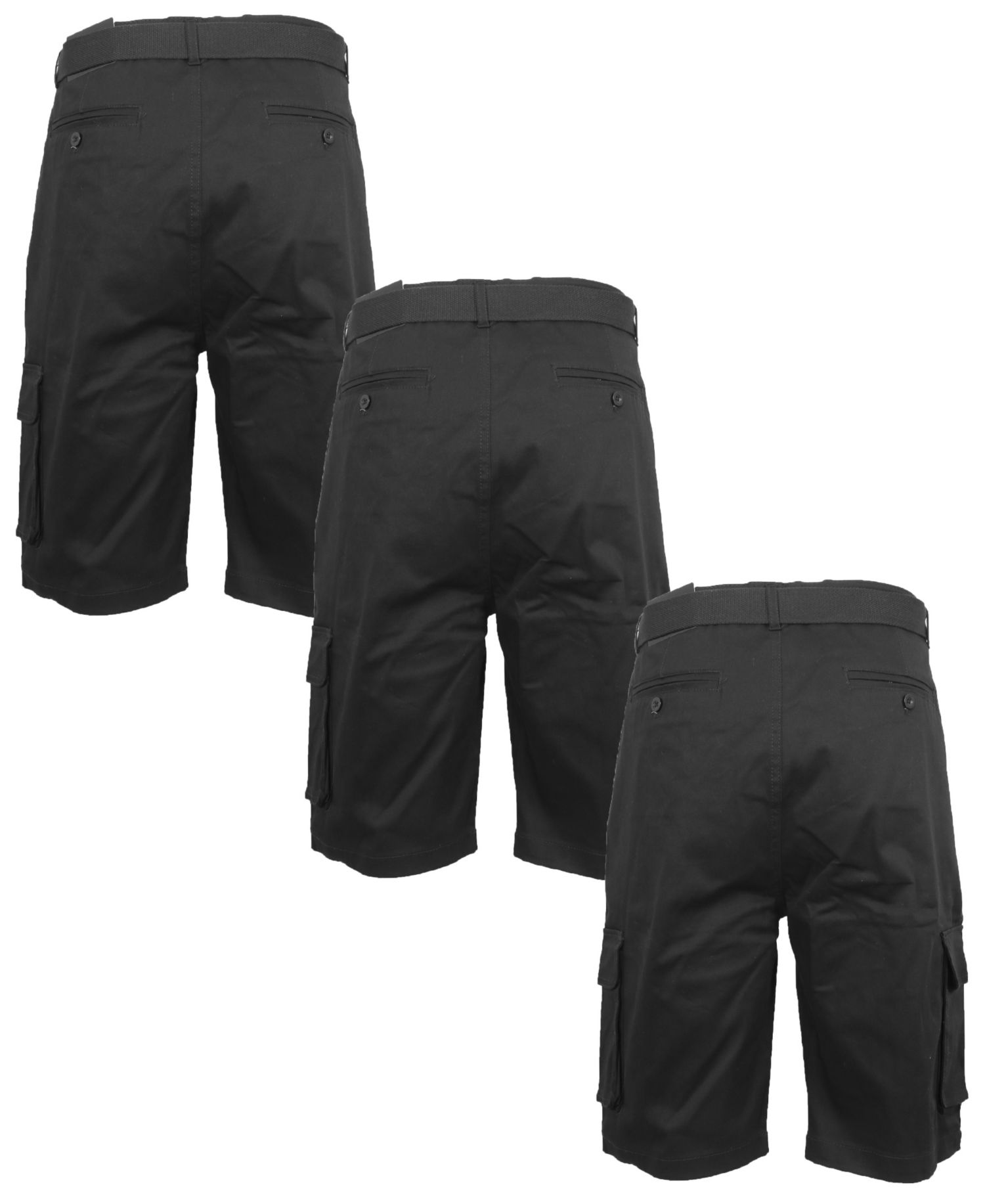 Men's 3-Pack Flex Stretch Cargo Shorts