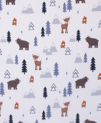 National Park Forest Friends Fitted Sheet, Crib