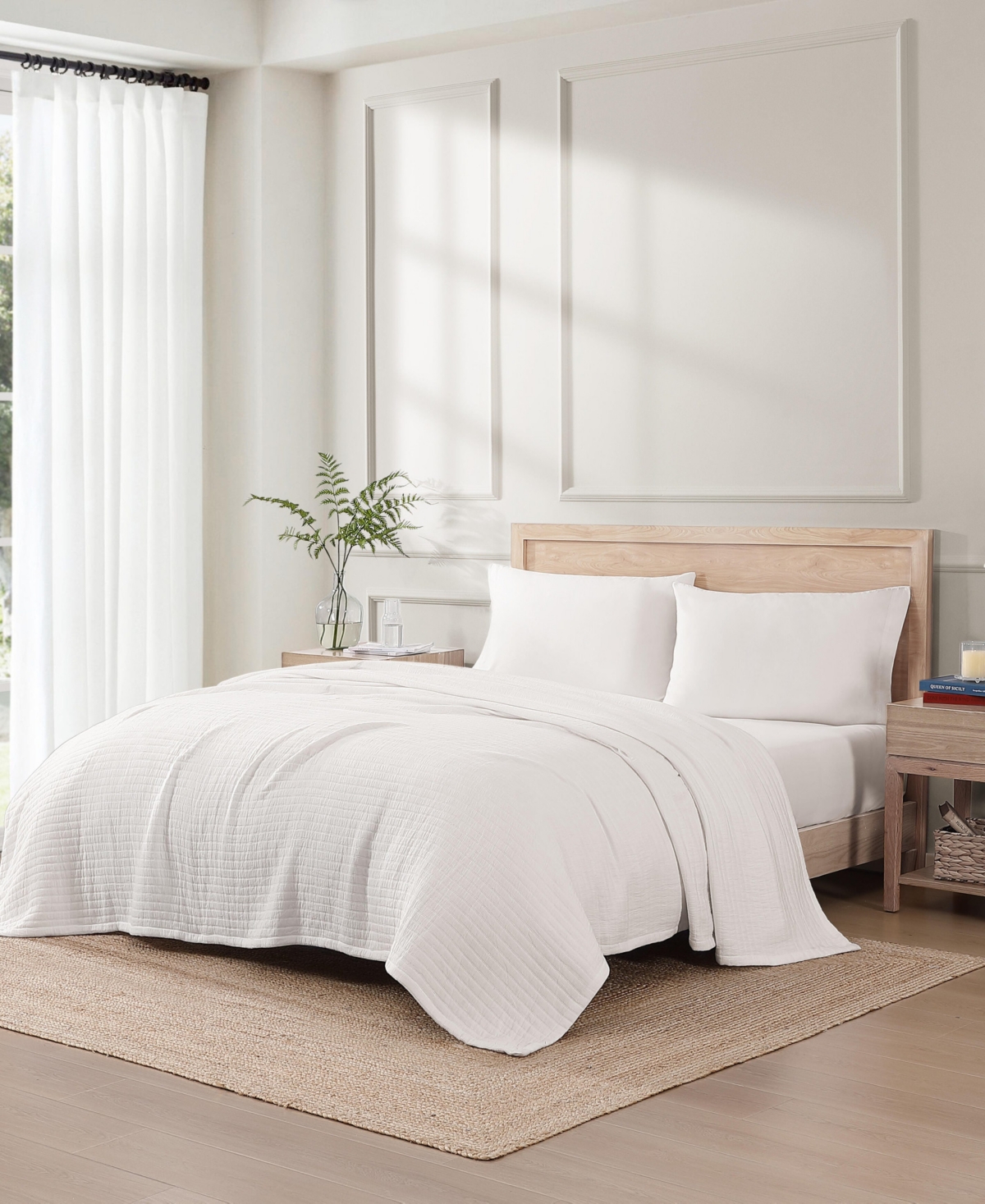 Tommy Hilfiger Essential Weave Cotton Blanket, Twin