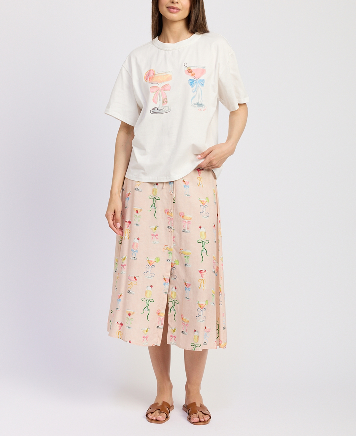 Women's Mia Graphic T-Shirt - White