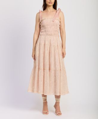 En Saison - Women's Geraldine Smocked-Bodice Dress