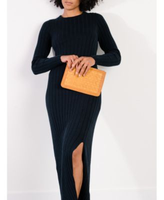 Nesmia Basketweave Clutch