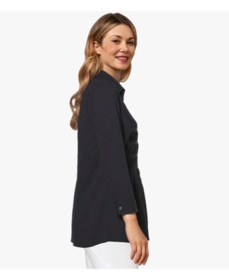 Женская рубашка Stella Carakasi из хлопчатобумажного поплина с застежкой-молнией Lucky Star