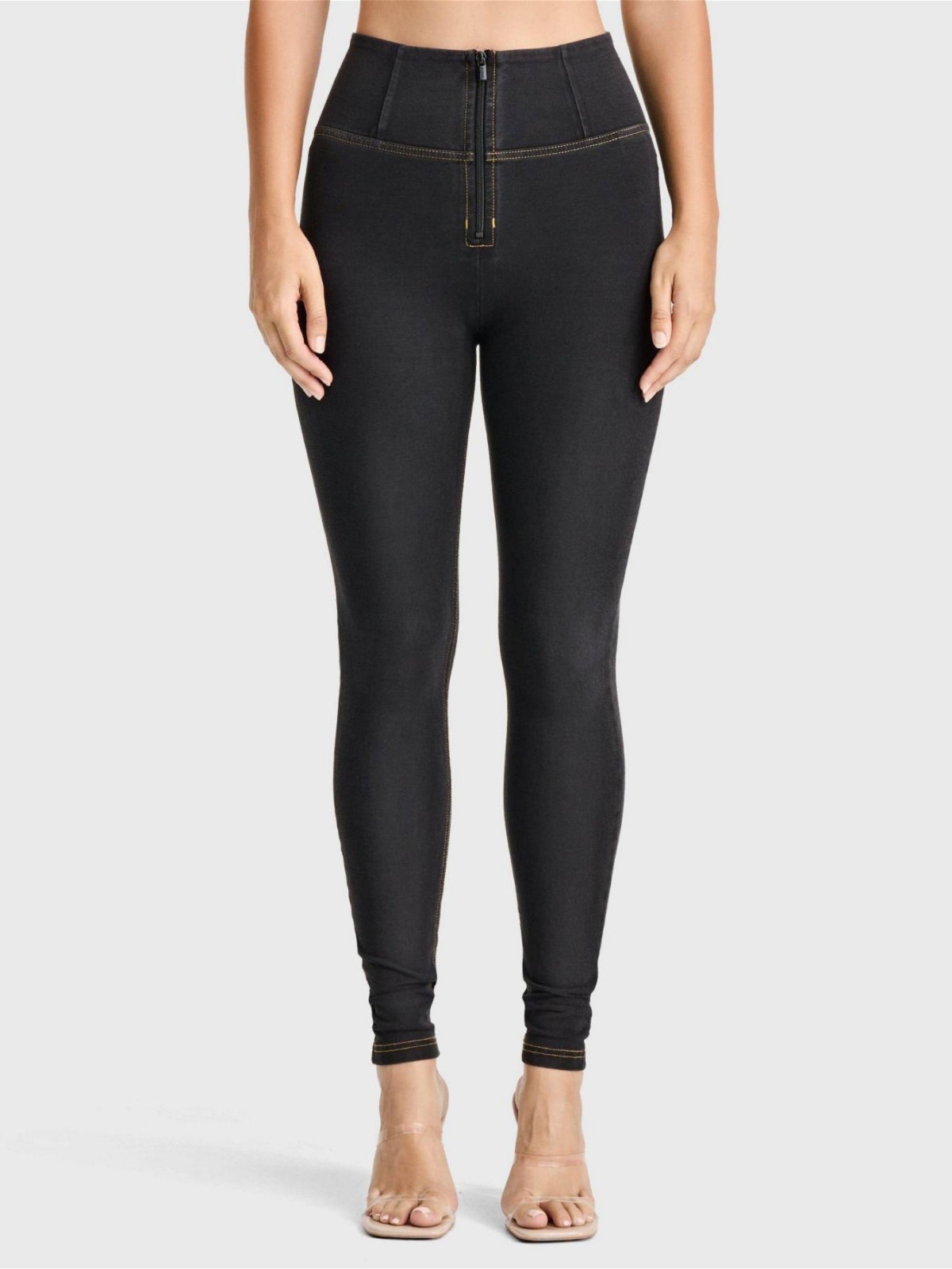 Women's Wr.up Denim High Rise Full Length Jeans - Black