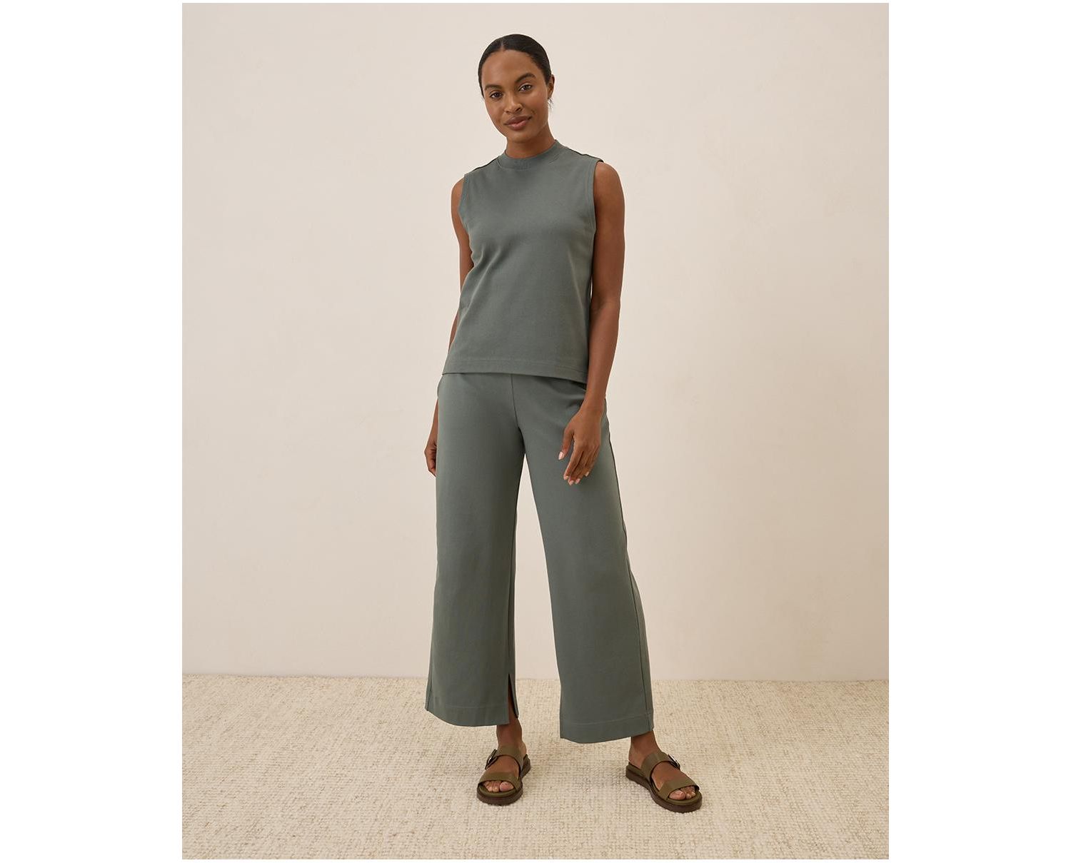 Women's Organic Cotton Airplane Wide Leg Pant - 29" Inseam