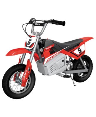 MX350 Dirt Rocket Electric Motocross Motorcycle Dirt Bike, Red (2 Pack)