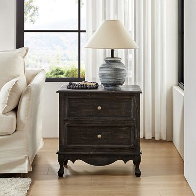 Pallantium Classical 24" Tall 2 - Drawer End Table