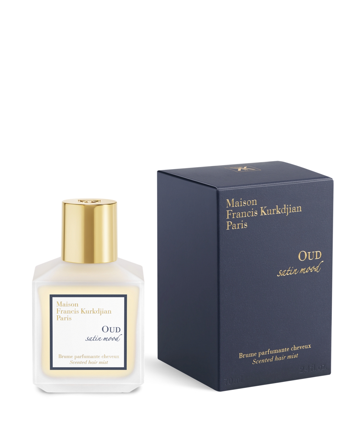 Maison Francis Kurkdjian Oud Satin Mood Scented Hair Mist, 2.4 Oz. In Transparent