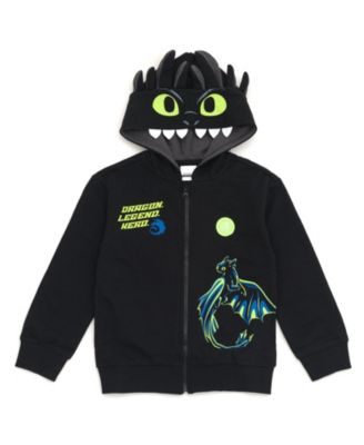 Toddler Boys Toothless Fleece Cosplay Hoodie