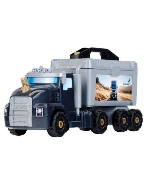Детский конструктор Theo Klein Mack 4-in-1 Semi Truck 89-Piece Building Set, Ages 3+
