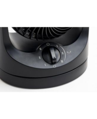 USA WOOZOO Fan, Small Oscillating Desk Fan, Table Air Circulator, 3 Speeds, 32ft Max Air Distance, Mini Fan 8 Inches, 112° Adjustable Tilt, Black