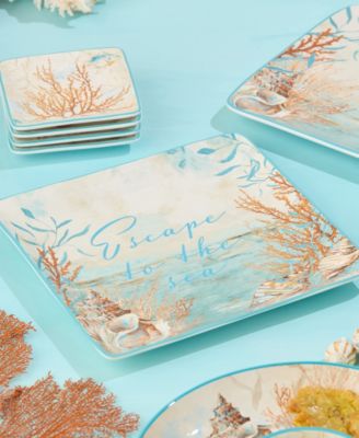 Escape to the Sea Square Platter