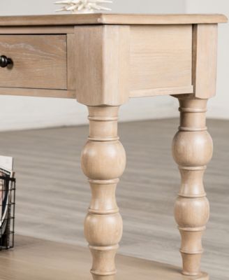 64" Solid Wood Carrin Sofa Console Table