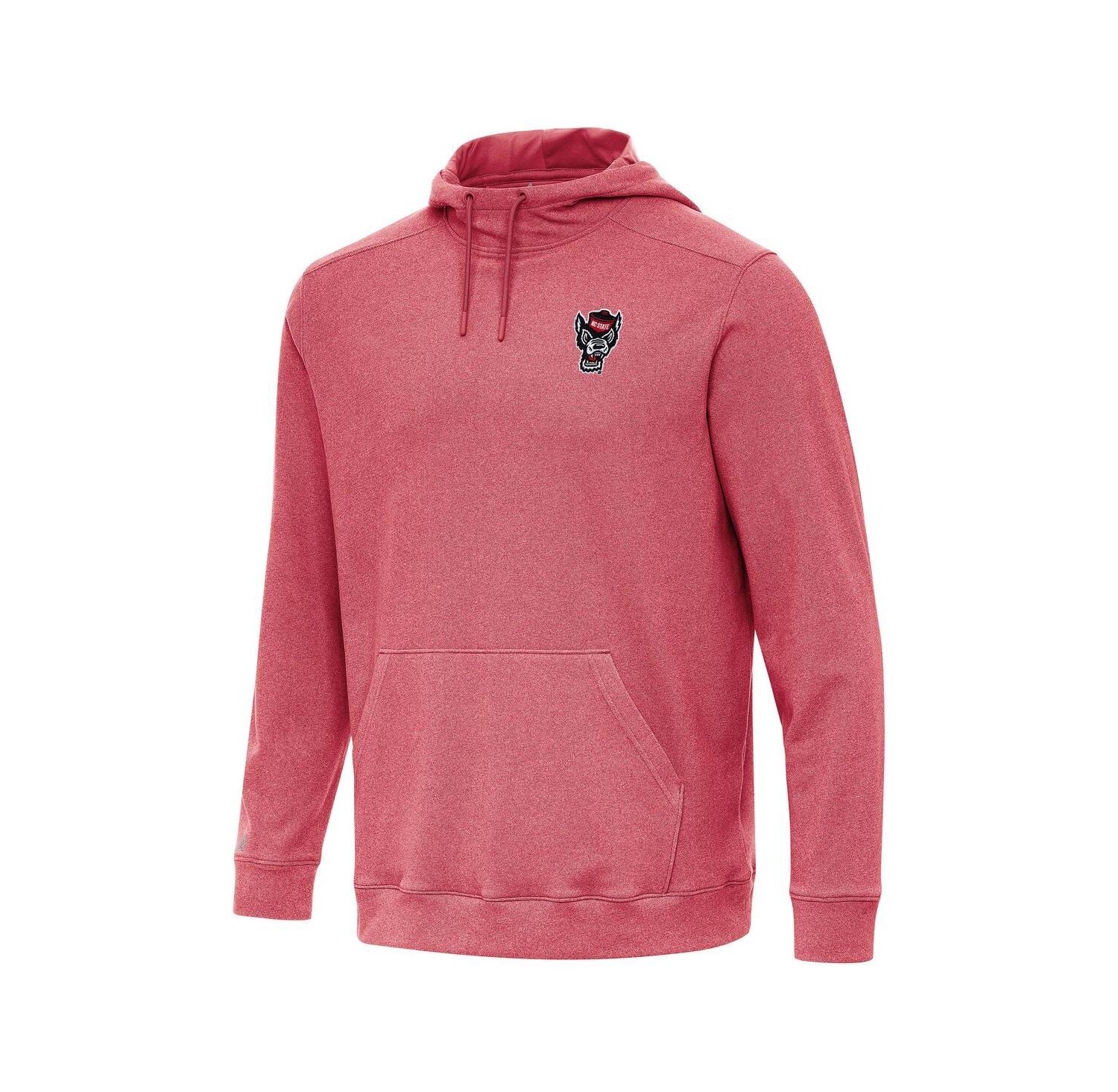 Men's Heather Red NC State Wolfpack Cloud Pullover Hoodie