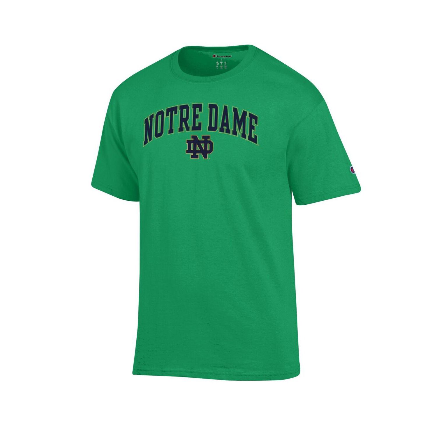 Men's Navy Notre Dame Fighting Irish Arch Over Logo T-Shirt