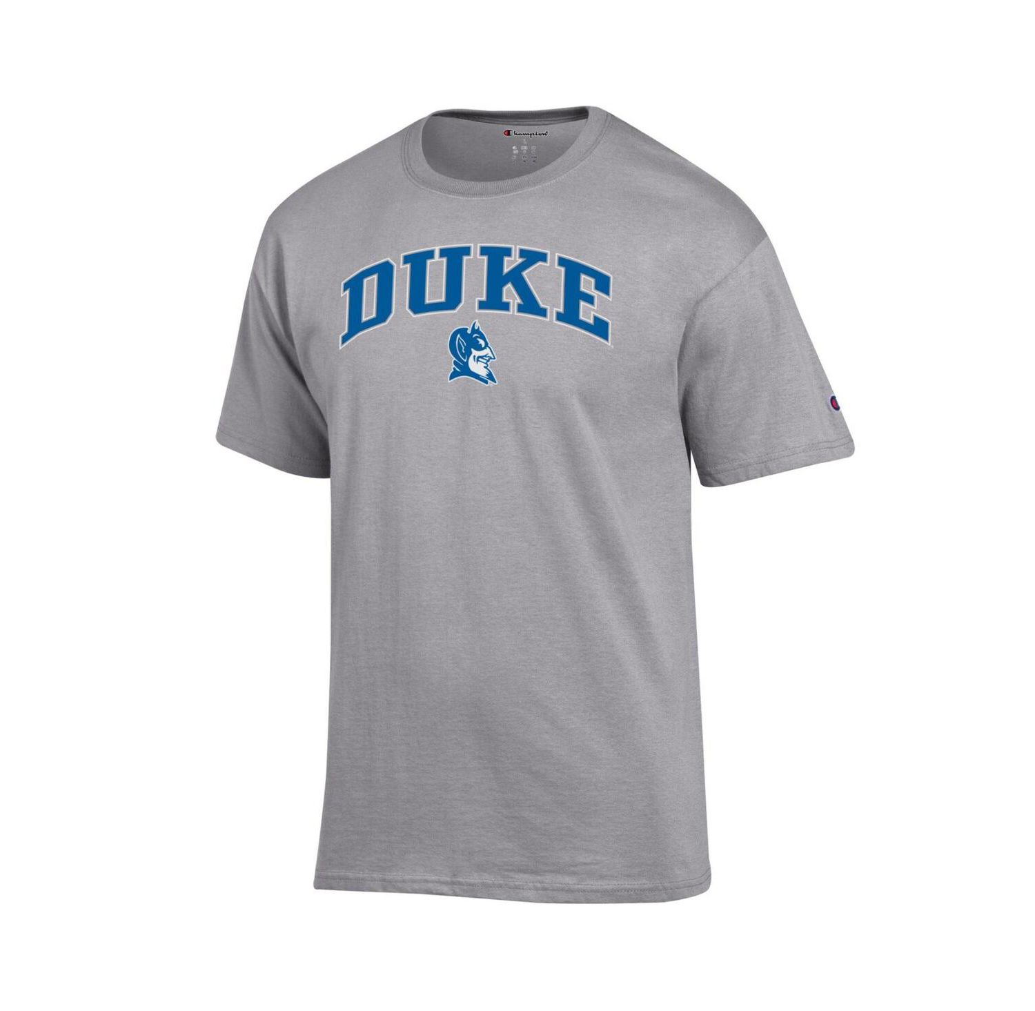 Men's Royal Duke Blue Devils Arched Logo T-Shirt