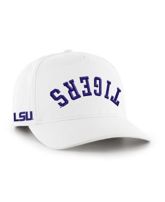'47 Brand - Men's  White LSU Tigers Flip Script Hitch Adjustable Hat