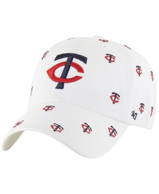 Women's White Minnesota Twins Confetti Clean Up Adjustable Hat