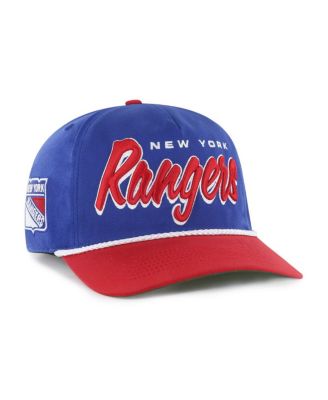 '47 Brand - Men's Blue/Red New York Rangers Dropshadow Rope Hitch Adjustable Hat
