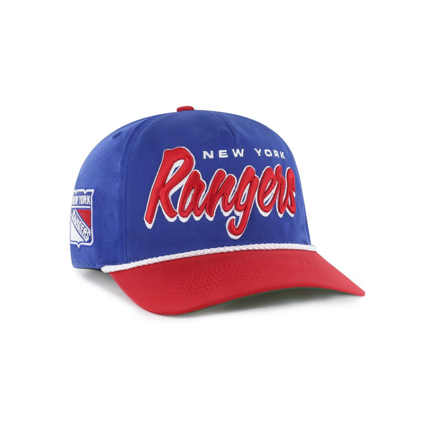 Men's Blue/Red New York Rangers Drop Shadow Rope Hitch Adjustable Hat