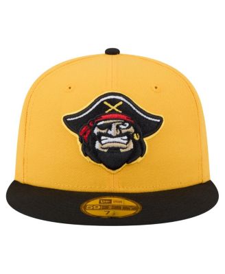 Men's Yellow/Black Bradenton Marauders Authentic Collection 59FIFTY Fitted Hat