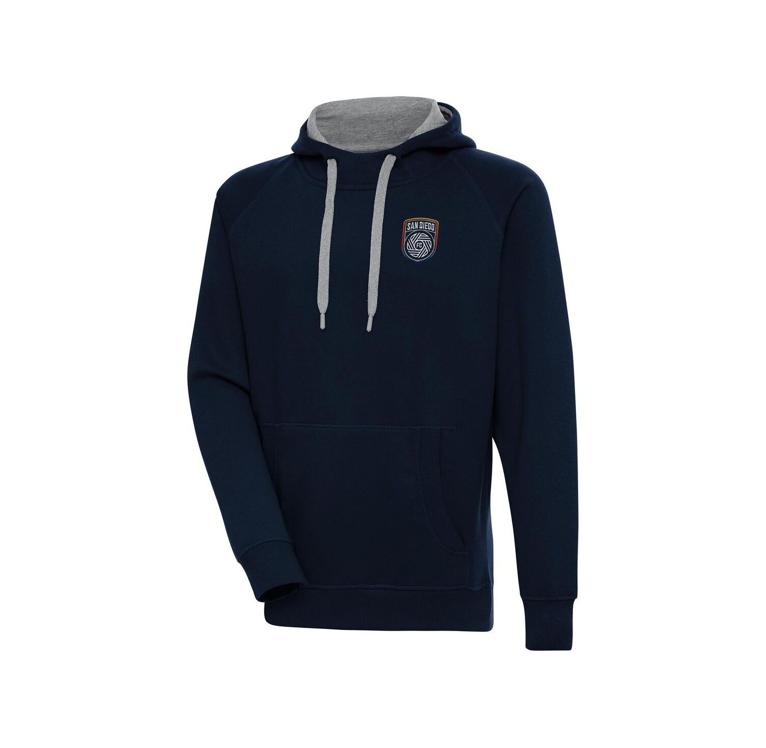 Men's Navy San Diego FC Victory Raglan Pullover Hoodie