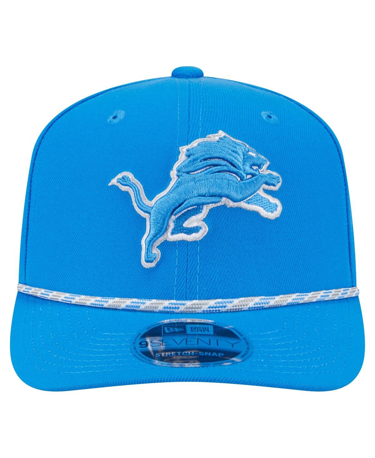 NEW ERA MEN'S BLUE DETROIT LIONS GAMEDAY MULTI ROPE 9SEVENTY STRETCH-SNAP HAT 