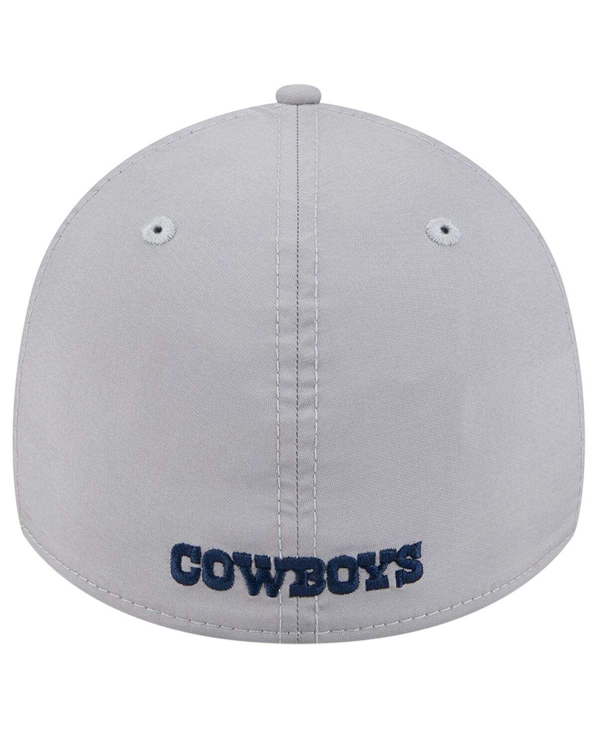 Shop New Era Men's Gray Dallas Cowboys Active 39thirty Flex Hat