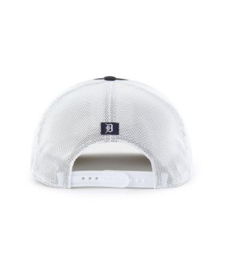 Men's Navy/White Detroit Tigers Scratch Adjustable Trucker Hat