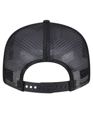 Men's Black Chicago White Sox Bikini Bottom Trucker 9FIFTY Snapback Hat