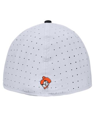 Men's White Oklahoma State Cowboys On-Field True Performance Baseball Fitted Hat