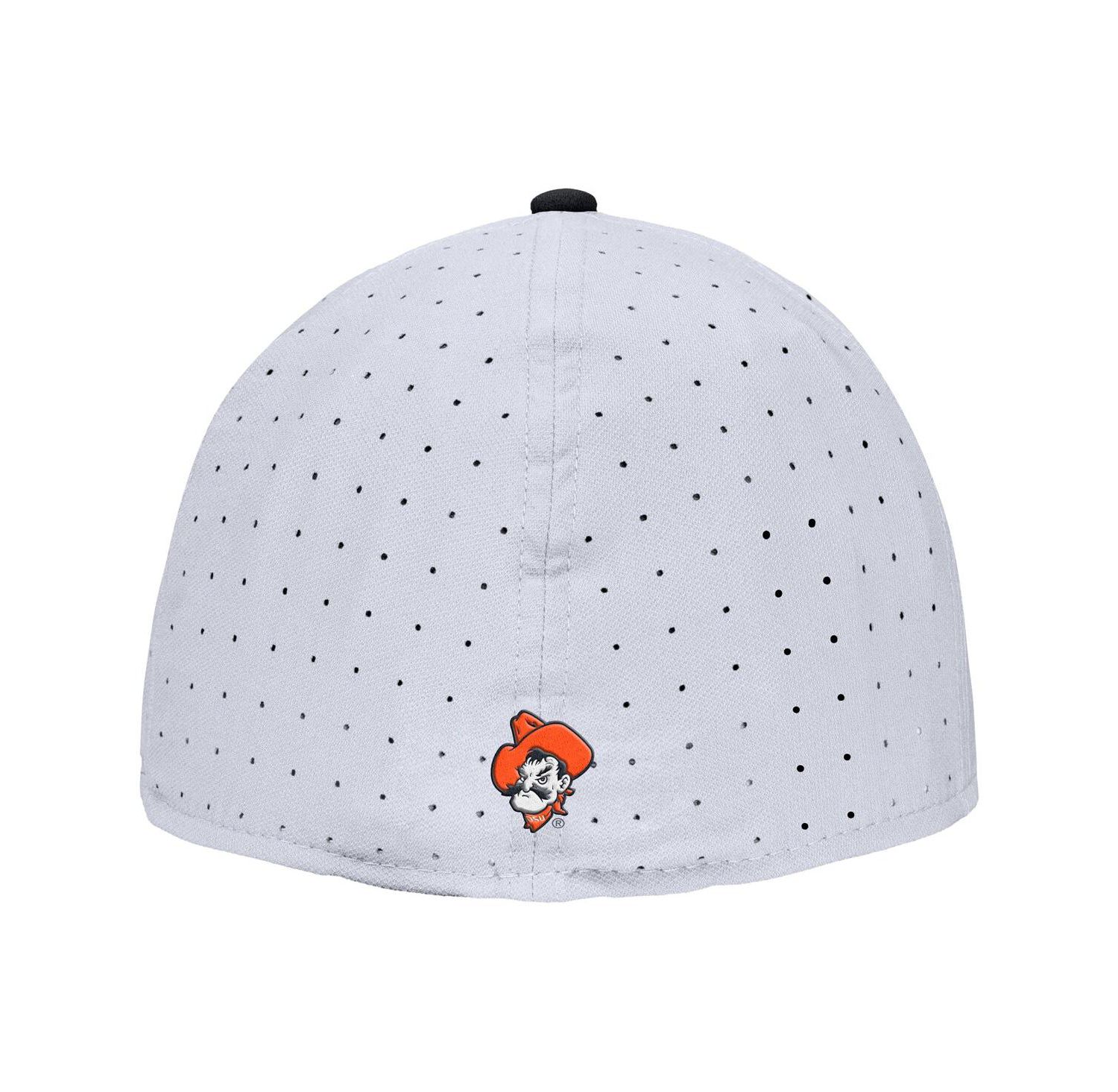 Men's White Oklahoma State Cowboys On-Field True Performance Baseball Fitted Hat