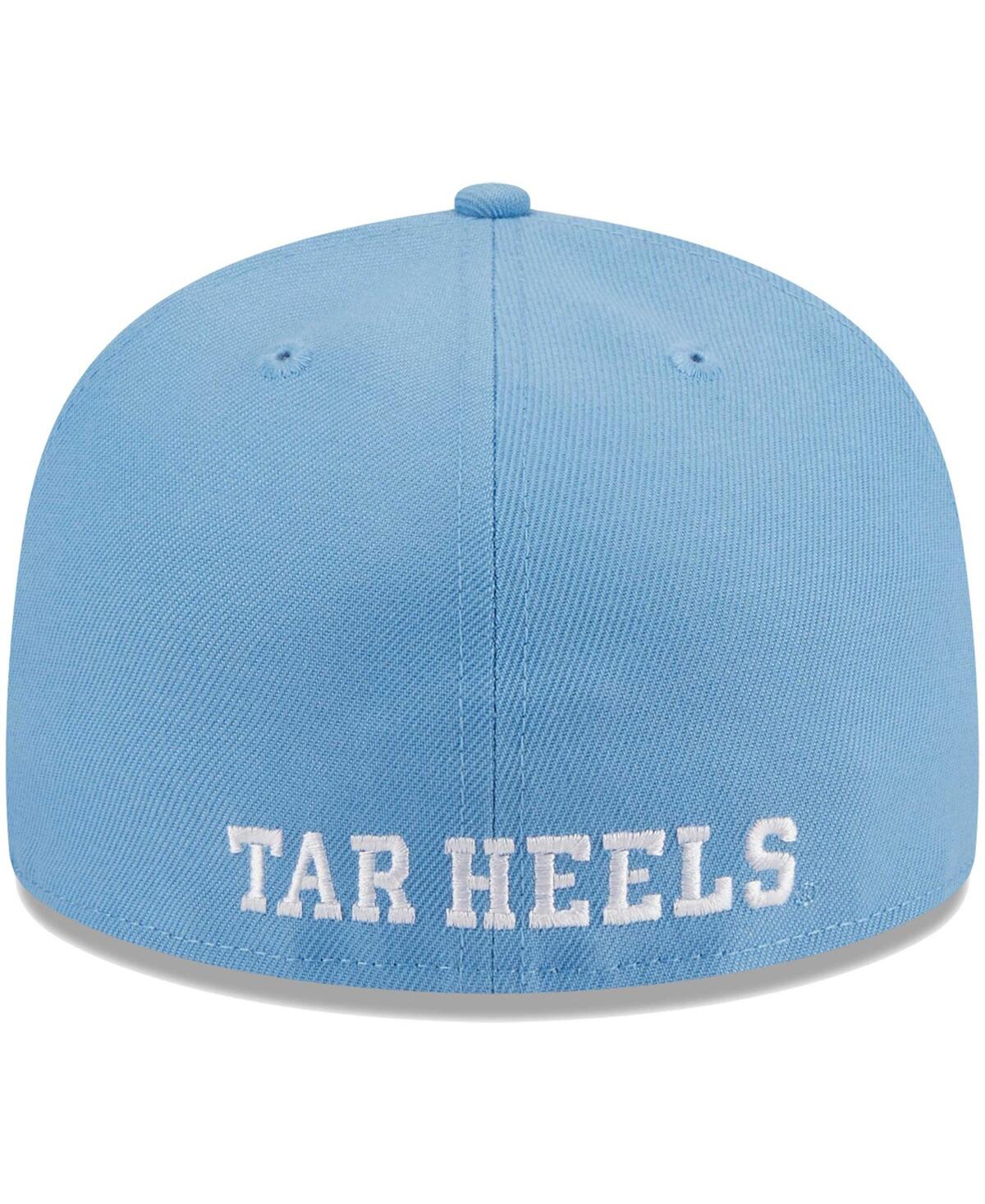 New Era Men's Light Blue North Carolina Tar Heels 59fifty Fitted Hat In Light Blue