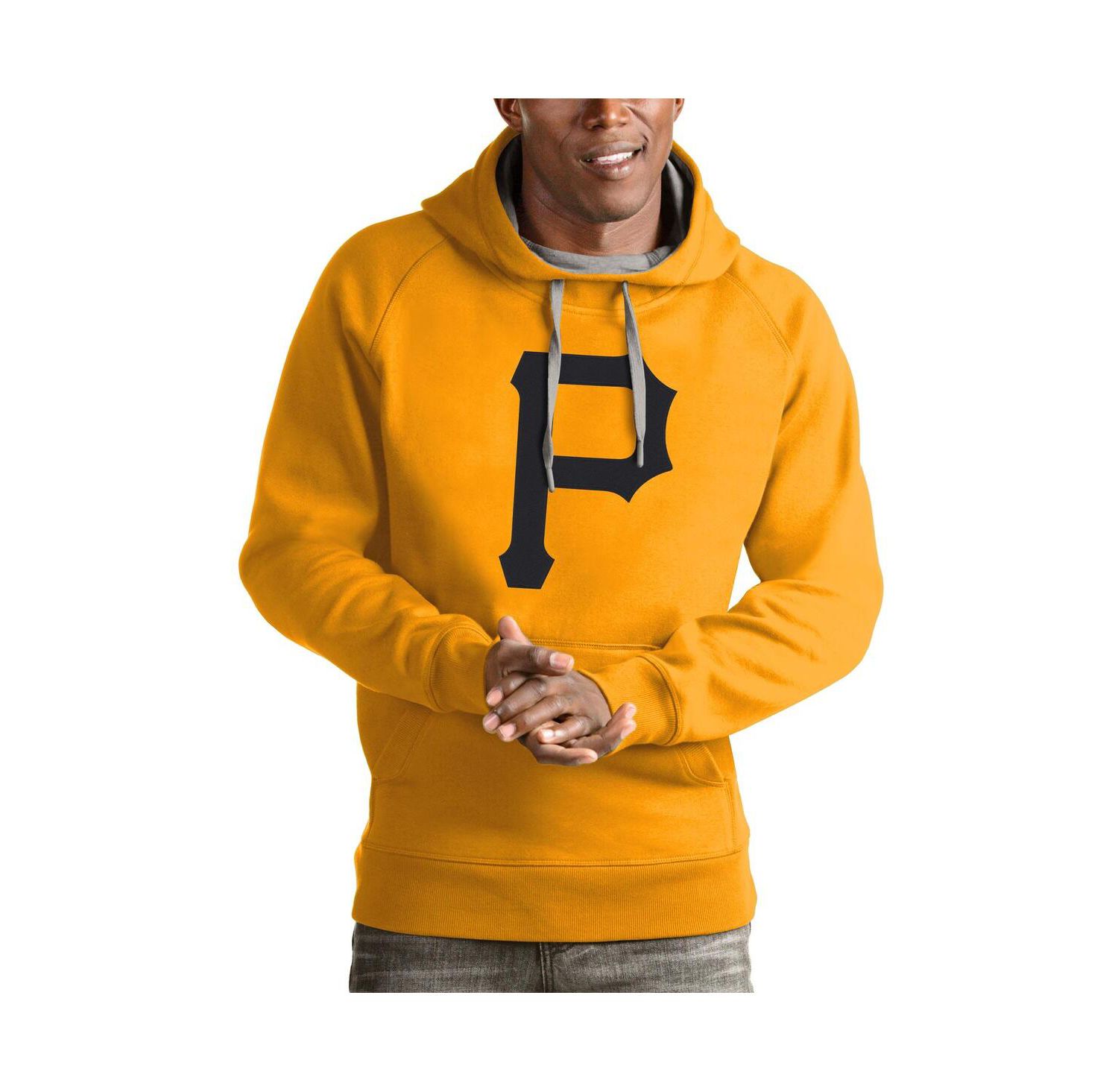 Men's Gold Pittsburgh Pirates Victory Pullover Team Logo Hoodie