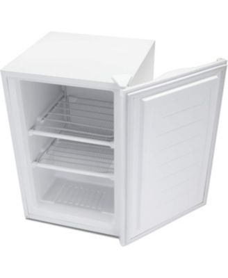 Upright Freezer 3.0 Cu.ft, Compact Mini Freezer with Reversible Single Door, Temperature Control, Removable Shelves, Small freezer Stainless Steel for Dorms Home Office, White