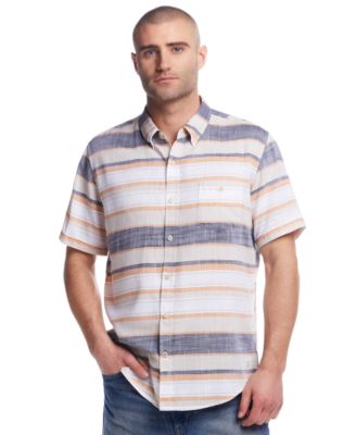 Men's Twill Stripe Button-Down Shirt