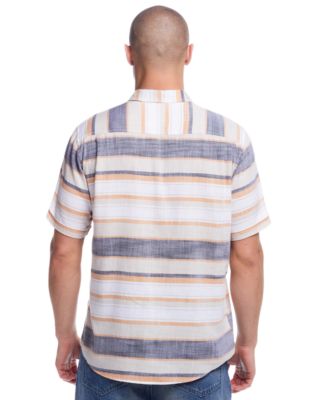 Men's Twill Stripe Button-Down Shirt