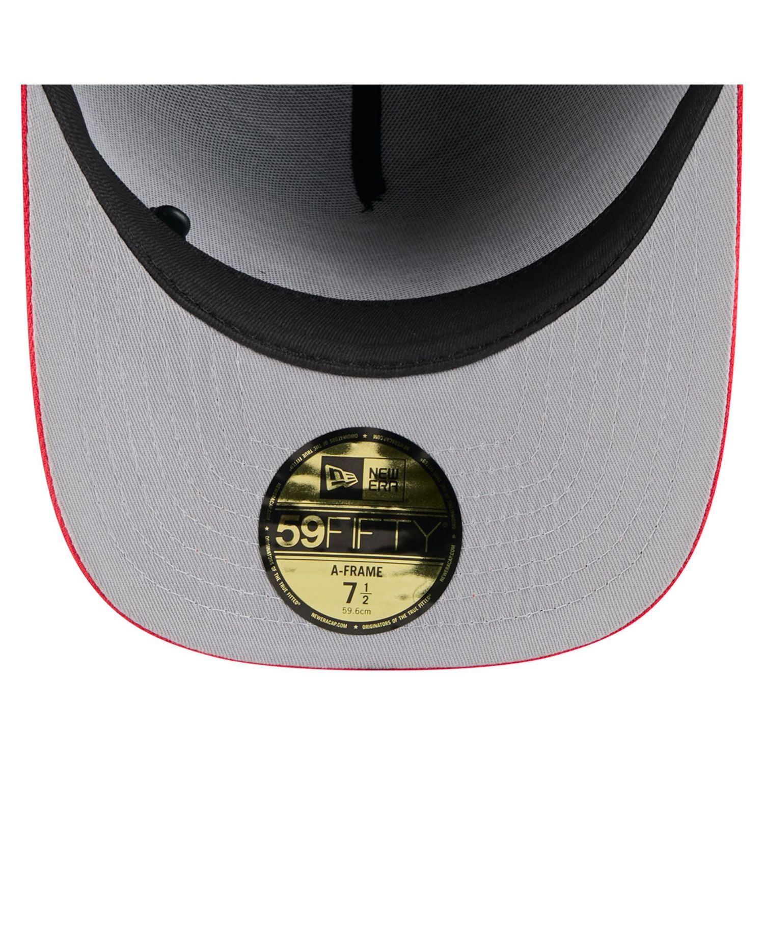 Men's Black/Red Kansas City Chiefs 2025 NFL Draft On Stage A-Frame 59FIFTY Fitted Hat