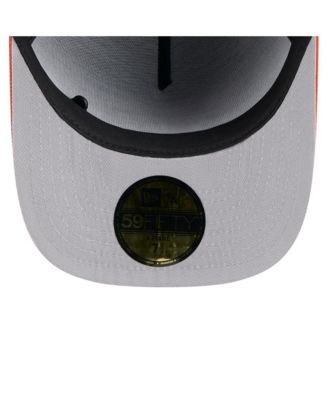 Men's Black/Orange Cincinnati Bengals 2025 NFL Draft On Stage A-Frame 59FIFTY Fitted Hat