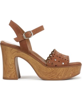 Women's Kira Block Heel Square Toe Platform Sandals